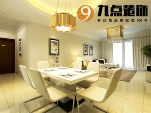 140平米普通户型现代简约家装装修图片设计-六安齐装网装修效果图